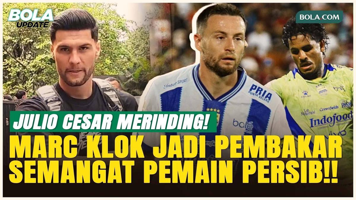 Julio Cesar: Pidato Marc Klok Sebelum Laga Bikin Pemain Persib Tampil Gila-Gilaan