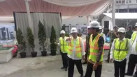 Tekan Sirine, Jokowi Resmikan Topping Off Wisma Atlet Kemayoran
