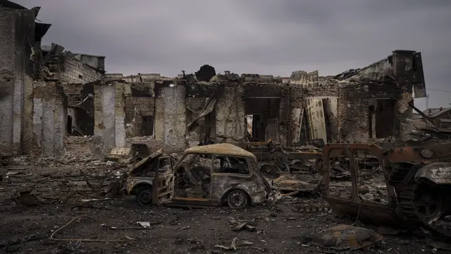 Kondisi Kota Trostyanets Usai Direbut Kembali Ukraina