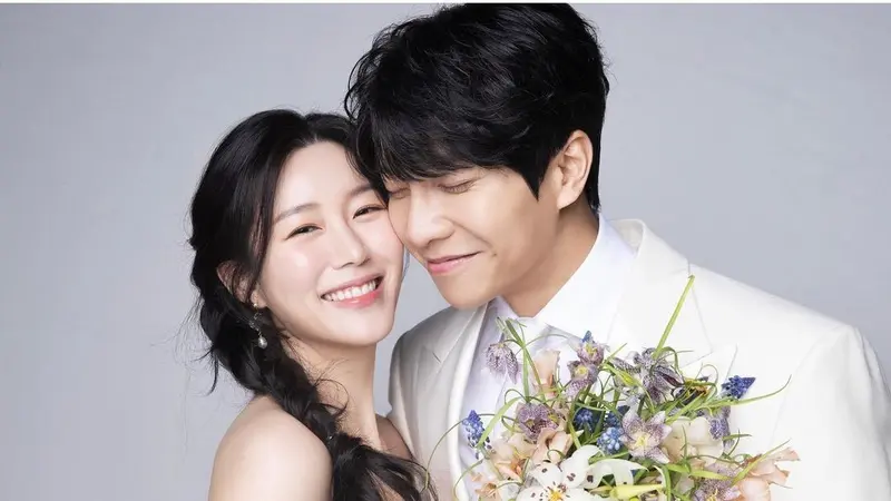 6 Potret Pernikahan Lee Seung Gi dan Lee Da In, Digelar Tertutup