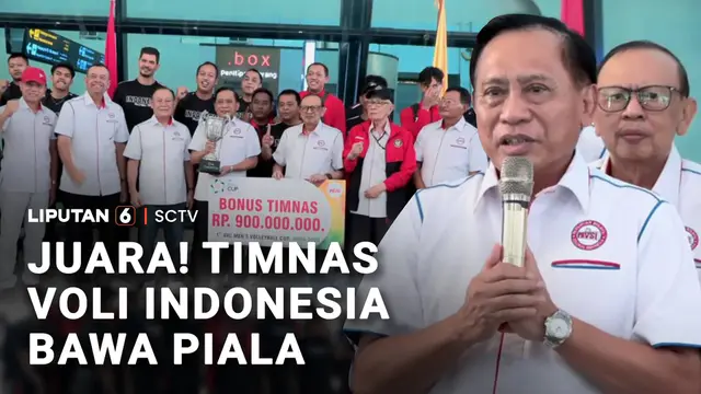 Juara AVC Men's Cup, Timnas Voli Disambut Meriah di Tanah Air