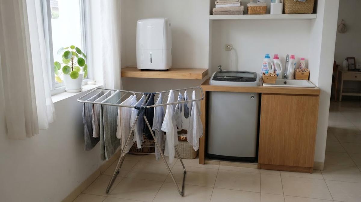 Ide Membuat Sudut Laundry Kecil Tetap Rapi dan Mudah Digunakan