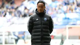 Go Kuroda punya pengalaman yang tak biasa sebagai pelatih. Ia sempat 29 tahun menangani tim SMA Aomori Yamada, sebelum jadi pelatih Machida Zelvia mulai tahun 2023. (J.LEAGUE)