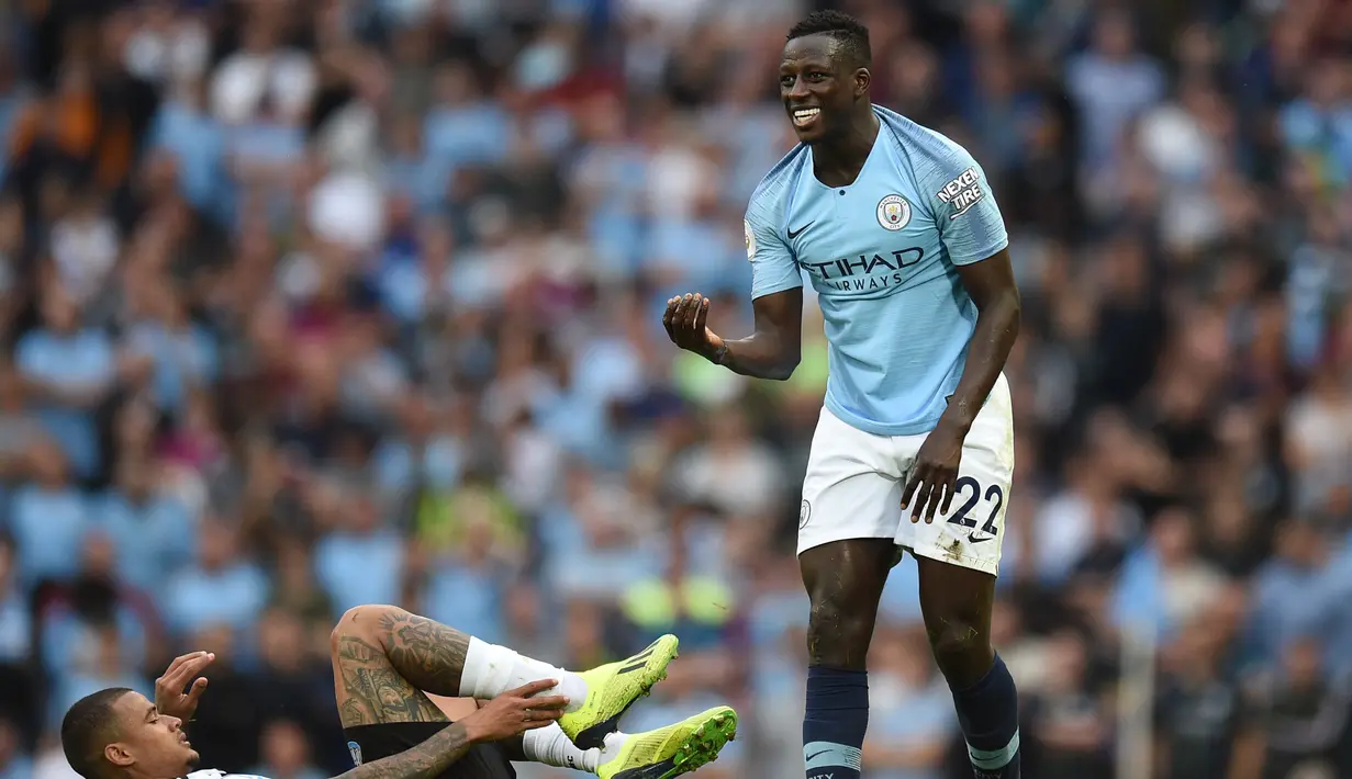 4. Benjamin Mendy, 57,5 Juta Euro – AS Monaco ke Manchester City (2017) (AFP/Oli Scarff)