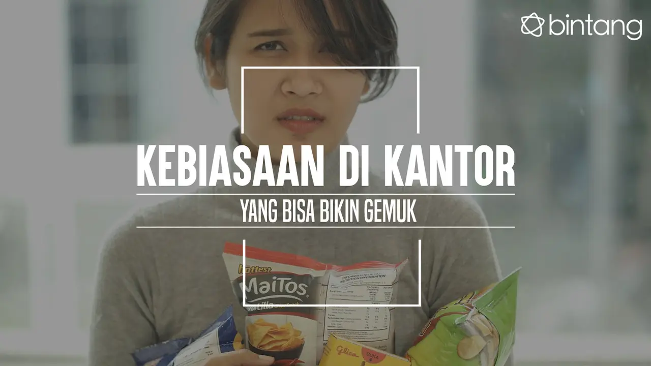Kebiasaan yang sering kamu lakukan di kantor ini ternyata bisa bikin gendut. (Foto: Daniel Kampua, Digital Imaging: Nurman Abdul Hakim/Bintang.com)