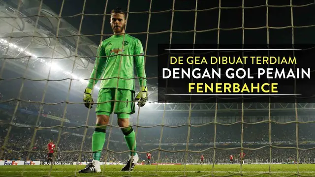 Video gol indah pemain Fenerbahce, Jeremain Lens sukses membuat David De Gea terdiam.