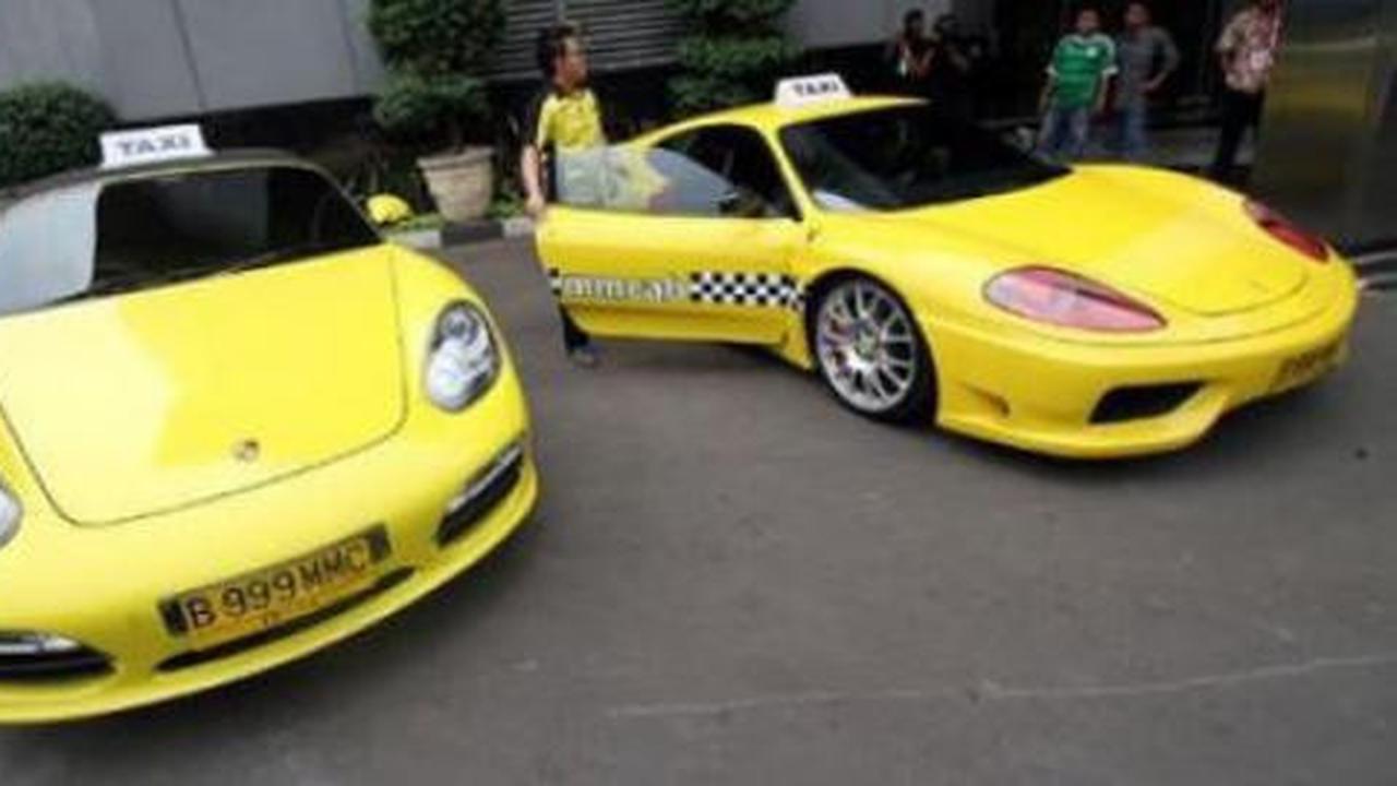 Taksi super, Ferrari dan Porsche bukan untuk penumpang