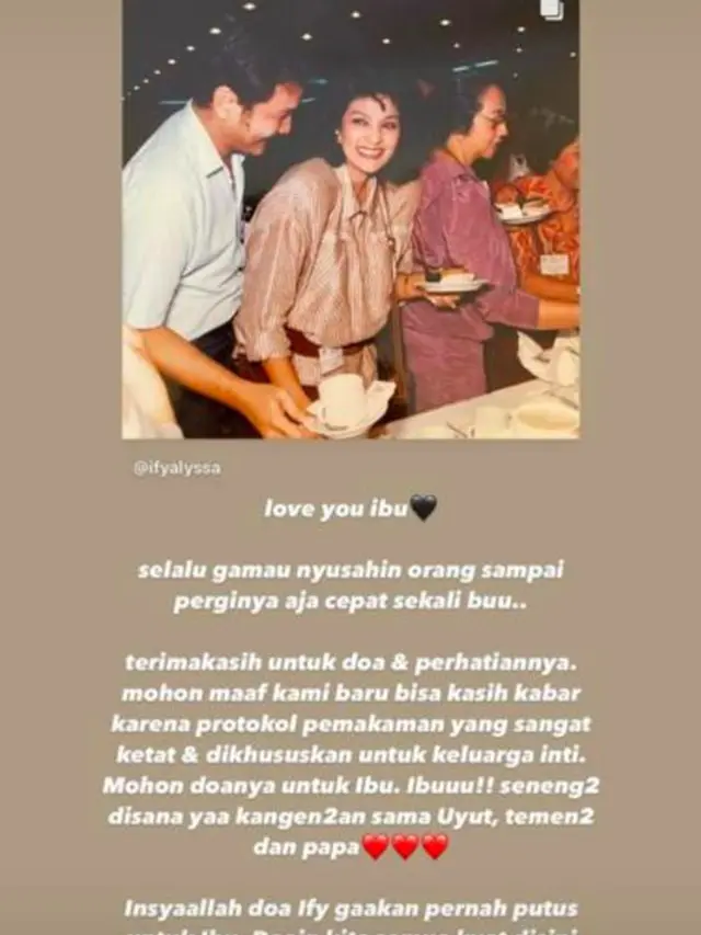 Farida Pasha meninggal dunia