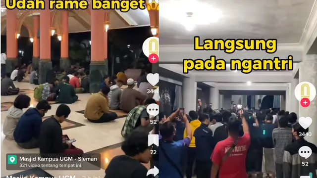 Curhat mahasiswa tak kebagian makan sahur di Masjid Kampus UGM