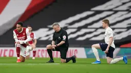 Kedua tim telah bertemu sebanyak 203 kali. Manchester City mencatat 60 kali kemenangan, Arsenal 98 kali kemenangan dan 45 kali sisanya berakhir imbang. (Foto: AFP/Pool/John Walton)