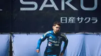 Aksi Sandy Walsh di Yokohama F. Marinos 2025. (Instagram/sandywalsh).