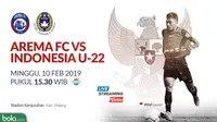 Arema FC Vs Timnas Indonesia U-22 (Bola.com/Adreanus Titus)