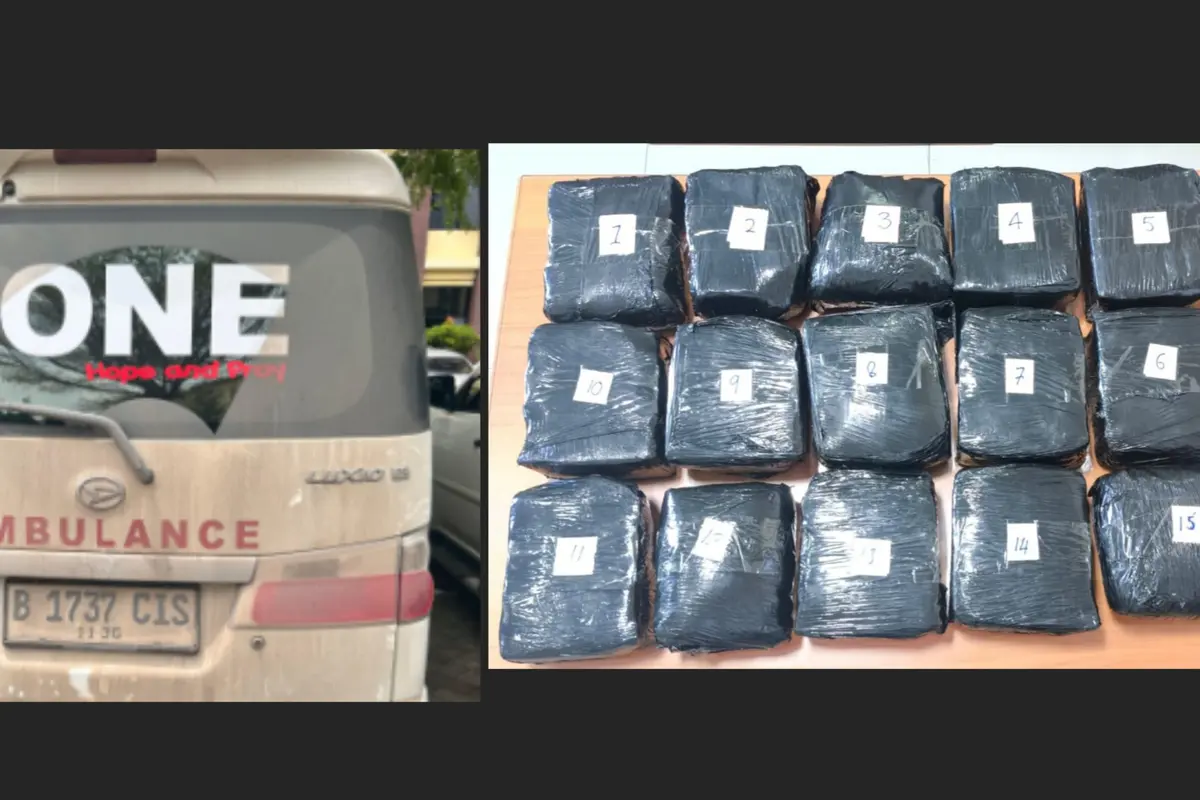 Tanpa Pasien, Isi Ambulans Ini Bikin Kaget: 15 Kg Lebih Sabu Disita Polisi di Lampung
