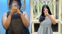 Potret Gesya, Berhasil Turunkan Berat Badan Lewat Rutin Jalan Kaki (Sumber: Twitter @cudble)