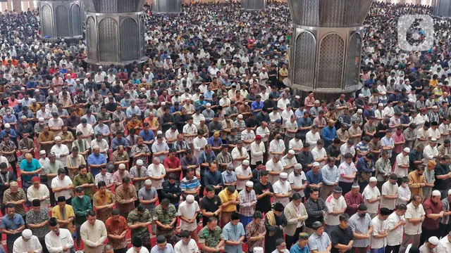 Shalot Jumat Pertama Ramadhan Di Masjid Istiqlal