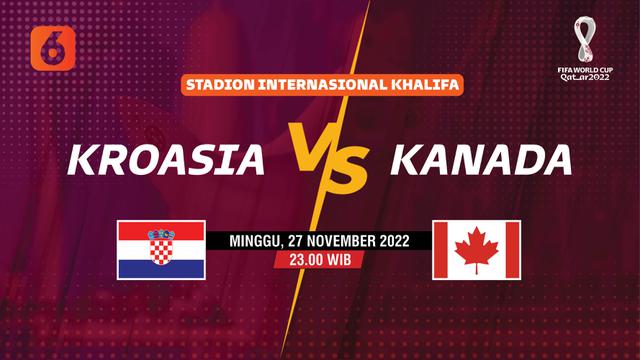 PILA DUNIA 2022 Kroasia vs Kanada