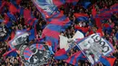 Gol kemenangan Crystal Palace tercipta pada menit ke-52 melalui Ismaila Sarr. Skor 2-1 membuat The Eagles menang dengan agregat 5-2 dan melaju ke babak final Conference League 2025/2026. (AP Photo/Alastair Grant)