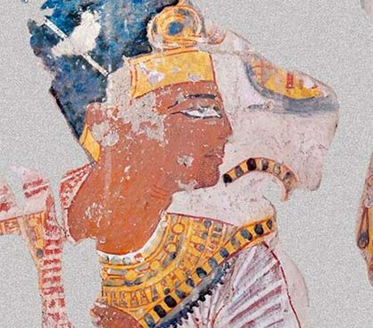 Lukisan pertama dalam penelitian ini terdapat di kapel makam Menna, seorang pejabat pemerintah di bawah firaun Amenhotep III. Karya ini dianggap sebagai "puncak lukisan Mesir kuno," kata catatan studi tersebut.