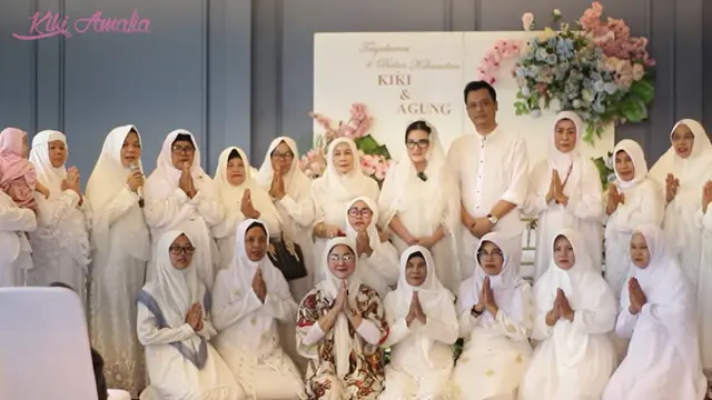 tasyakuran empat bulanan Kiki Amalia