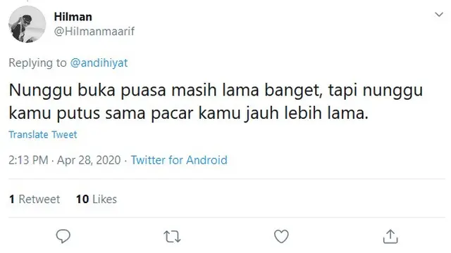 nunggu buka puasa