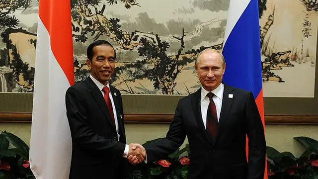 Pertemuan Presiden Jokowi dan Presiden Putin di Beijing