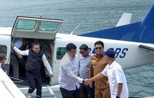 Transportasi Baru di Danau Toba, Bobby Nasution Jajal Pesawat Amfibi