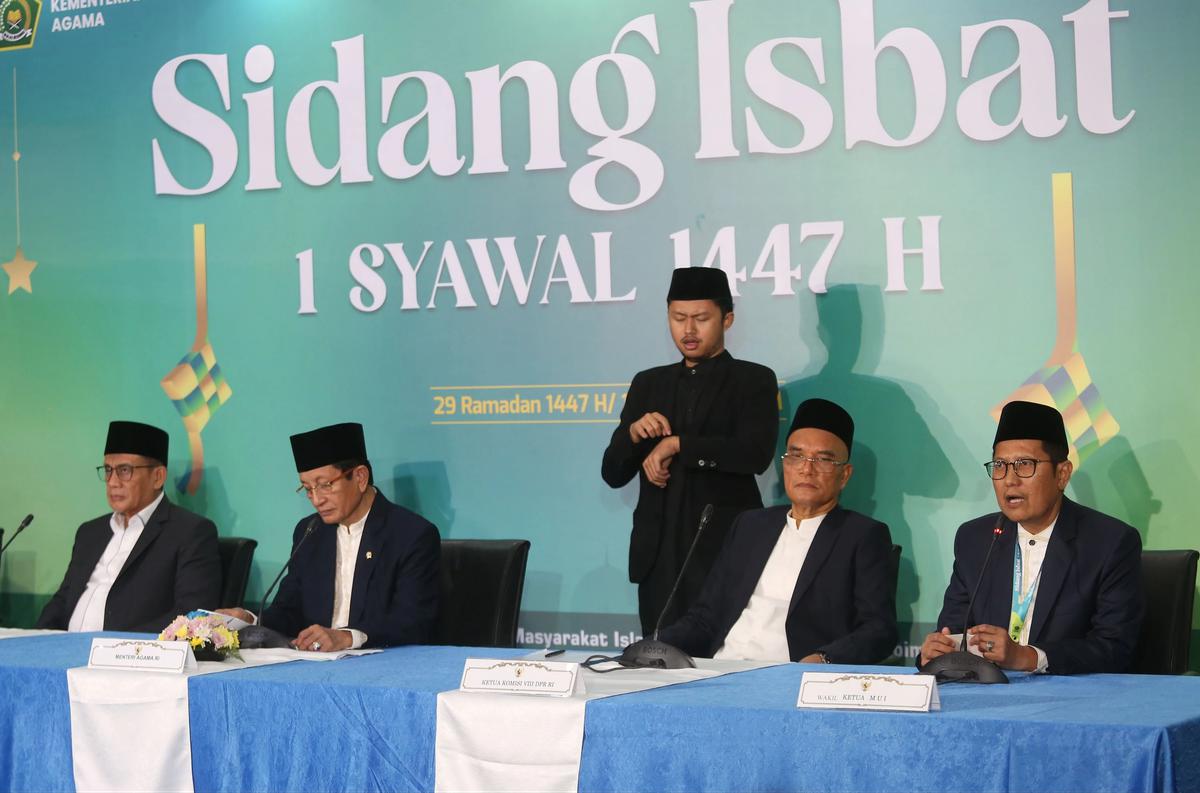 FOTO: Pemerintah Tetapkan Idulfitri 2026 Jatuh pada 21 Maret