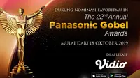 Dukung Nominasi Favoritmu di The 22nd Annual Panasonic Gobel Awards di Aplikasi Vidio. Sumberfoto: Vidio