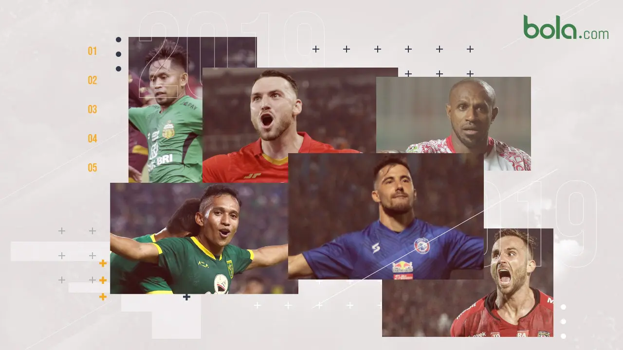 Ilija Spasojevic, Andik Vermansah, Boaz Solossa, Jonathan Bauman, Marko Simic dan Irfan Jaya