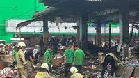 Kebakaran, Pedagang Pasar Induk Kramat Jati Rugi karena Pasokan Dagangan Baru Datang