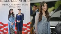 6 Potret Mikhaela Lee Temani Nafa Urbach di Pelantikan Anggota DPR RI, Curi Perhatian