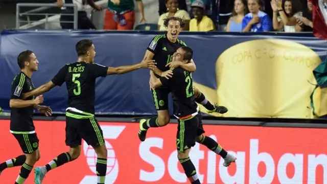 Selebrasi Timnas Meksiko (c) AFP