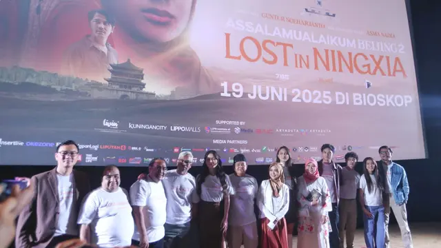 Yasmin Napper di Gala Premier film Assallamuallaikum Beijing 2: Lost In Ningxia