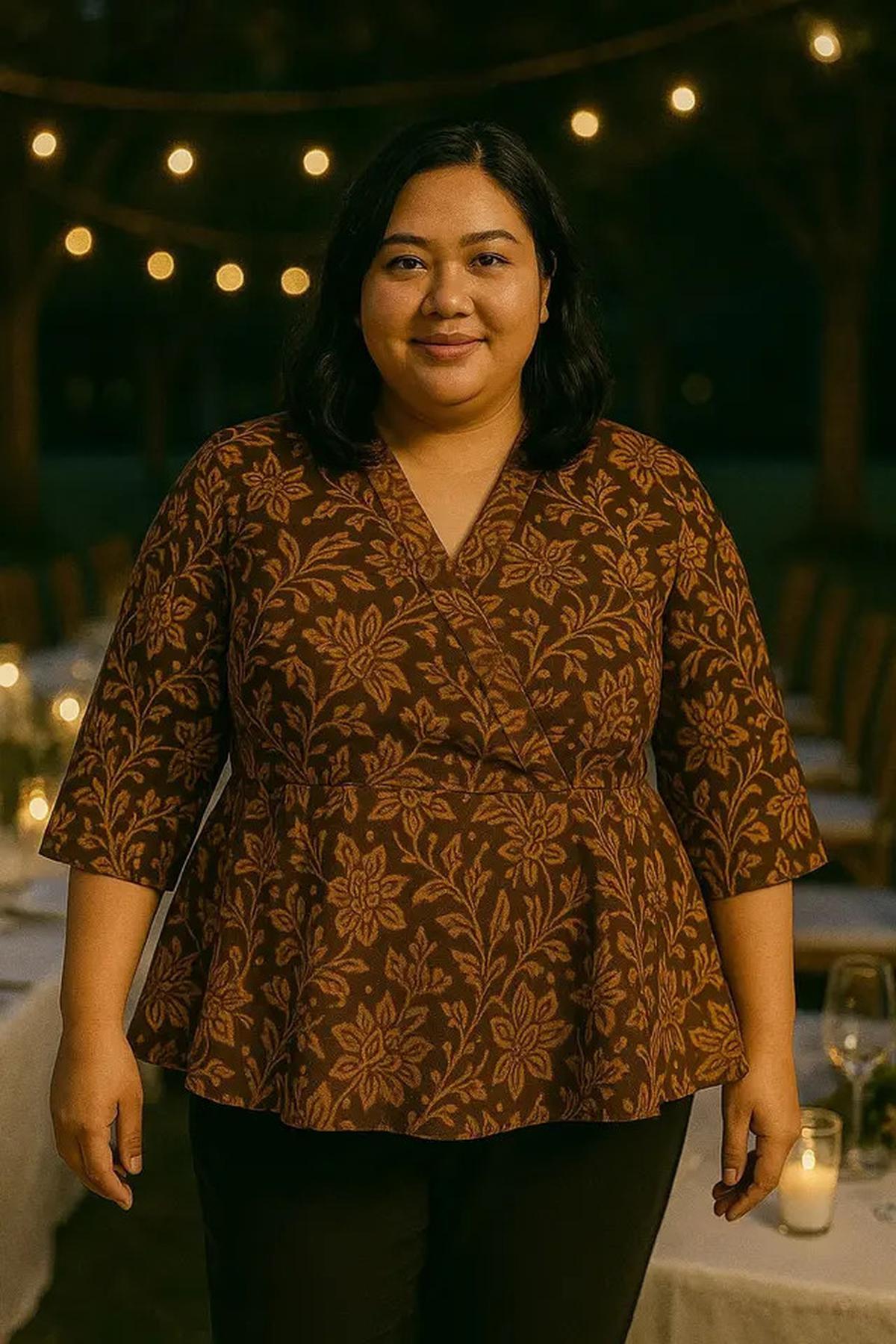 12 Model Batik Wanita Gemuk yang Modis 2025, Nyaman dan Percaya Diri Sepanjang Hari