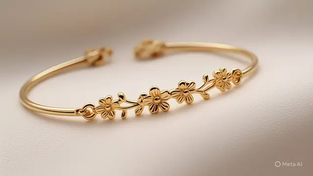 Model Gelang Emas Islami 14K