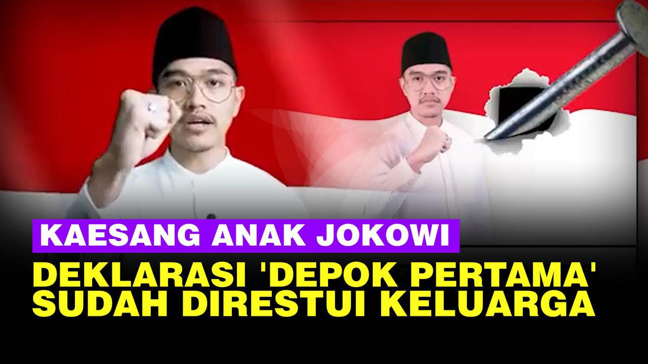 VIDEO: Geger Kaesang Anak Jokowi Siap Maju Depok Pertama, Tegaskan Direstu Keluarga