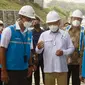 Menteri Energi dan Sumber Daya Mineral (ESDM) Arifin Tasrif meninjau proyek Pembangkit Listrik Tenaga Sampah (PLTSa) Putri Cempo, Surakarta, Provinsi Jawa Tengah.