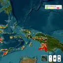 Update Sebaran Titik Api Pemicu Kebakaran Hutan di Sumatra dan Kalimantan