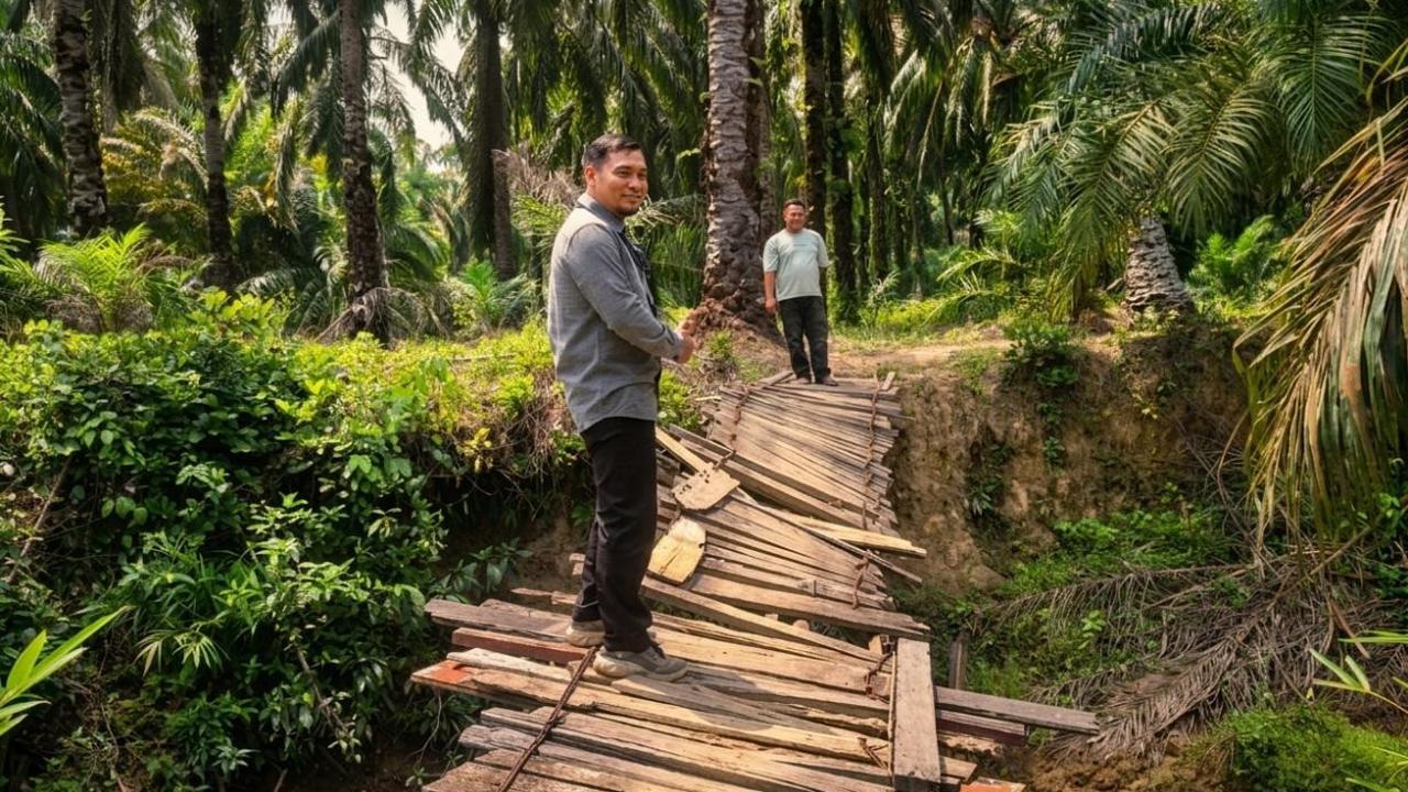 Lewati Jalan Berlumpur dan Minim Sinyal, Kisah Kepala Unit BRI Dampingi UMKM di Rantau Prapat