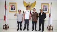 Ketua Umum Pengurus Besar Panahan Seluruh Indonesia (Ketum PB Perpani) Arsjad Rasjid melakukan audiensi dengan Menteri Pemuda dan Olahraga Republik Indonesia (Menpora RI)