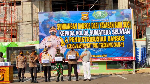 Bantuan Covid-19 Terus Mengalir, Kapolda Sumsel: Akidi Effect