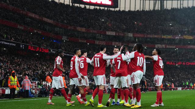 Arsenal vs Wigan - Selebrasi