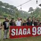 Simpul Aktivis Angkatan (Siaga) 98, turun gunung meminta Presiden Joko Widodo (Jokowi) segera menghentikan isu perpanjangan masa jabatan presiden tiga periode yang kembali mengemuka. (Liputan6.com/Jayadi Supriadin)