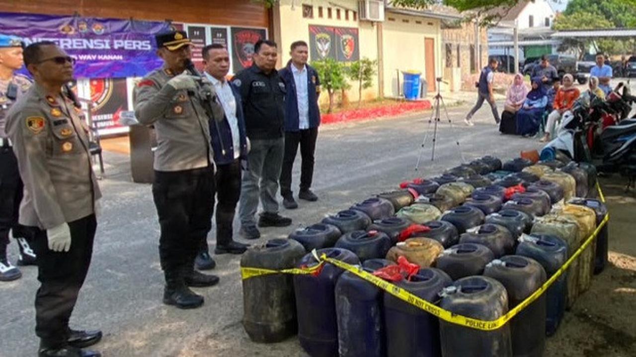 Penimbunan Solar Subsidi di Way Kanan Terbongkar, Ini Temuan Polisi