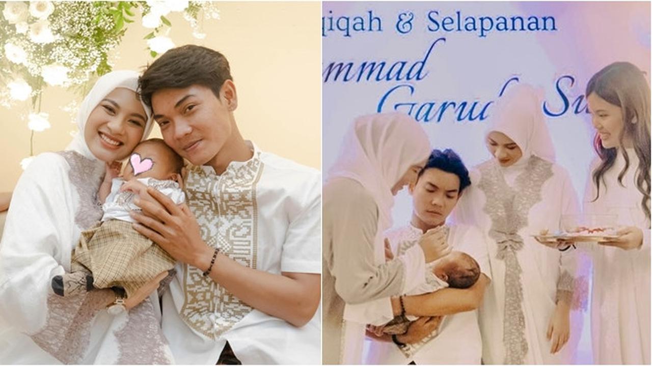 6 Momen Akikah Anak Tri Suaka dan Nabila Maharani, Bahagia Bareng Keluarga Besar