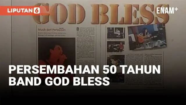 Pameran Retrospektif Godbless 50 Tahun digelar di Galeri Nasional Indonesia. Pameran ini dibuka Ahmad Mahendra, Plt. Kepala Badan Layanan Umum Museum dan Cagar Budaya, Jumat (16/2).