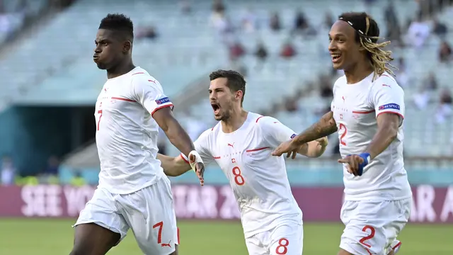 Piala Eropa 2020 Wales melawan Swiss
