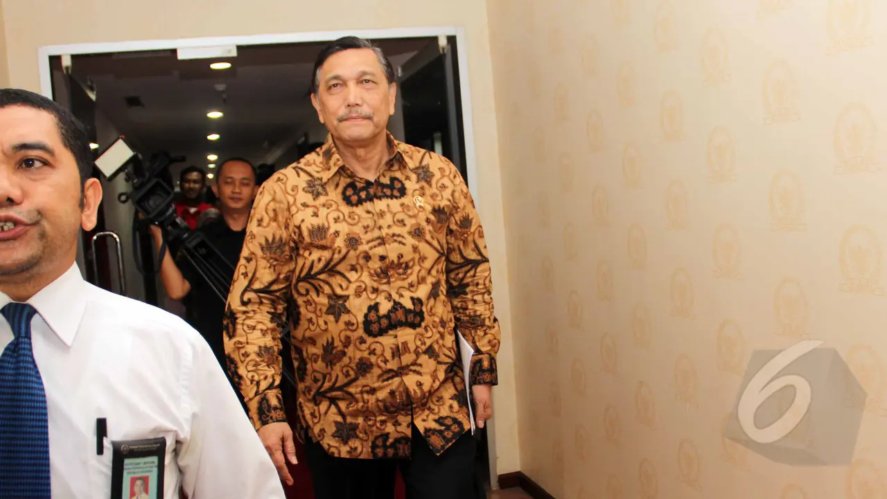 Ketua DPR, Setya Novanto di Datangi Luhut Pandjaitan 