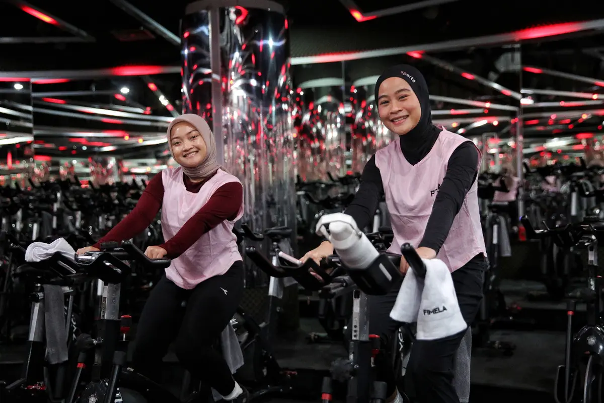 Fimelahood Fit & Fun Indoor Cycling. Dok. Fimela