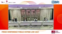 Paparan publik PT Bank Rakyat Indonesia Tbk pada Kamis, (9/9/2021) (Dok: Liputan6.com/Pipit Ramadhani)